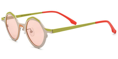 Titanium Geometric Sunglasses SG6435