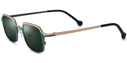 Titanium Rectangle Sunglasses SG7315