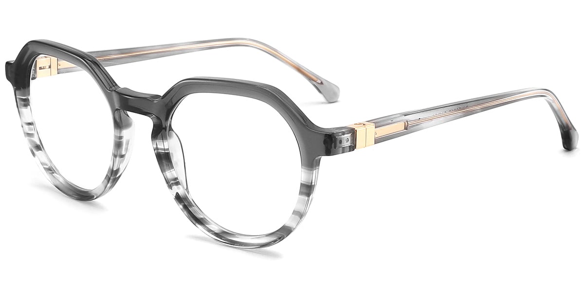 Acetate Round Frame F9375