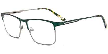 Acetate Metal Square Frame F8542