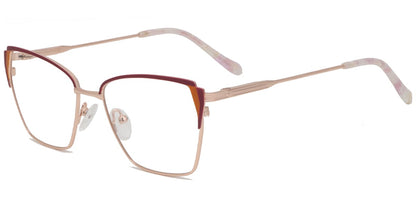 Acetate Metal Square Frame F8879