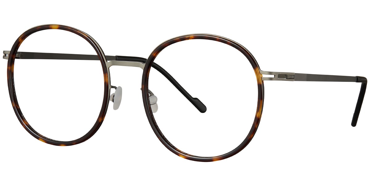 Acetate Metal Square Frame F5887