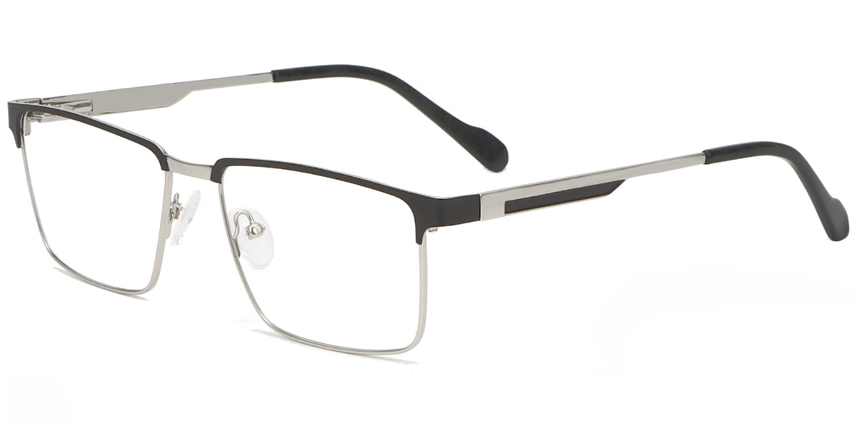 Acetate Metal Square Frame F8552