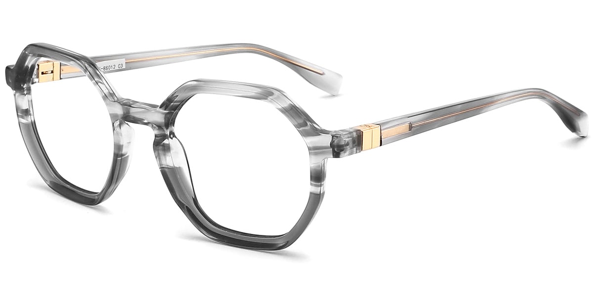 Acetate Square Frame F9377