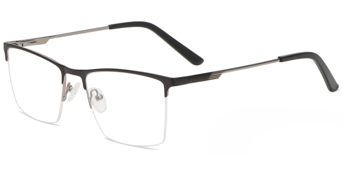 Acetate Metal Rectangle Frame F8554