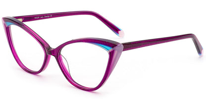 Acetate Cat Eye Frame F8494