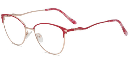 Acetate Metal Square Frame F9013