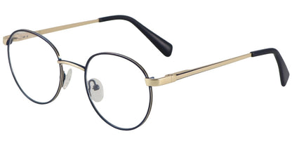 Acetate Metal Round Frame F8844