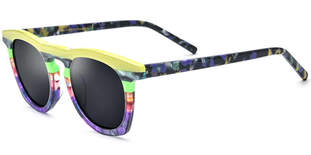 Acetate Square Sunglasses SG6059