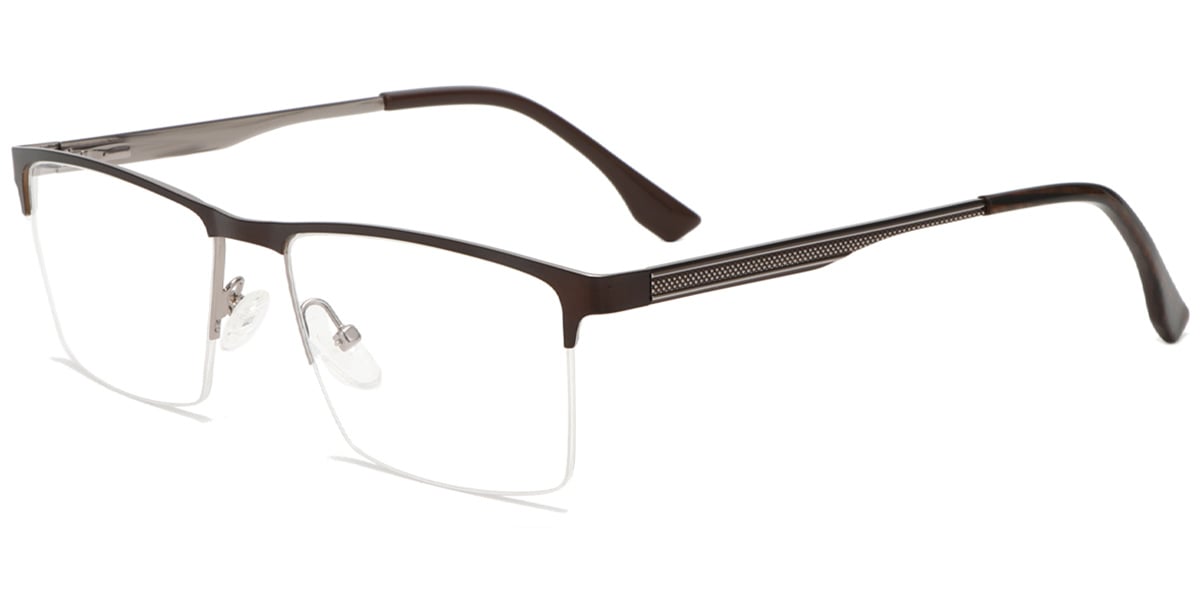 Acetate Metal Rectangle Frame F8549