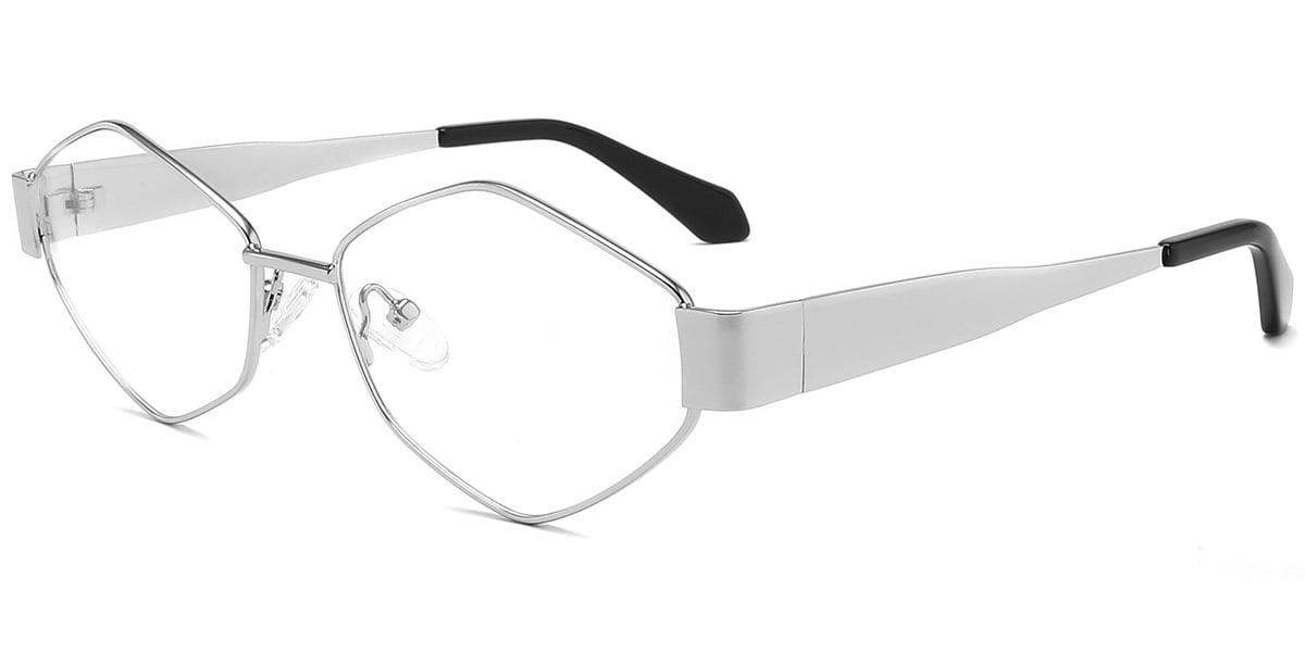 Acetate Metal Geometric Frame F10383