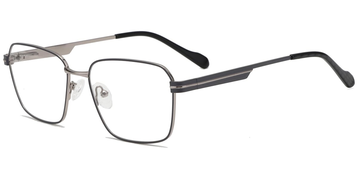 Acetate Metal Square Frame F8723