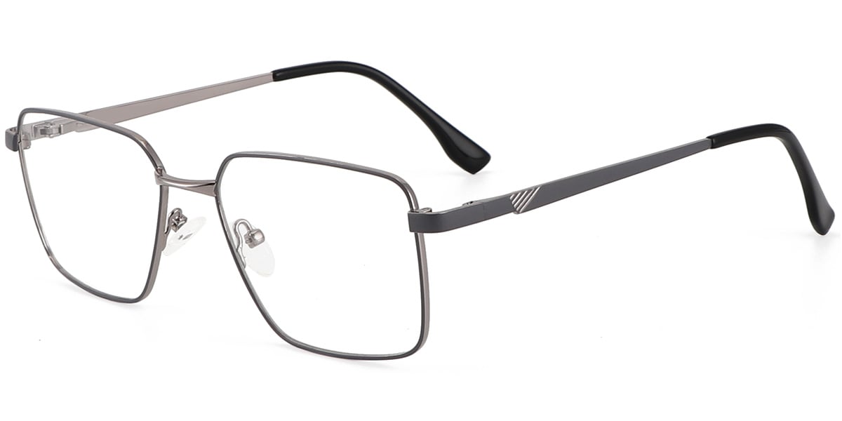 Acetate Metal Square Frame F9009