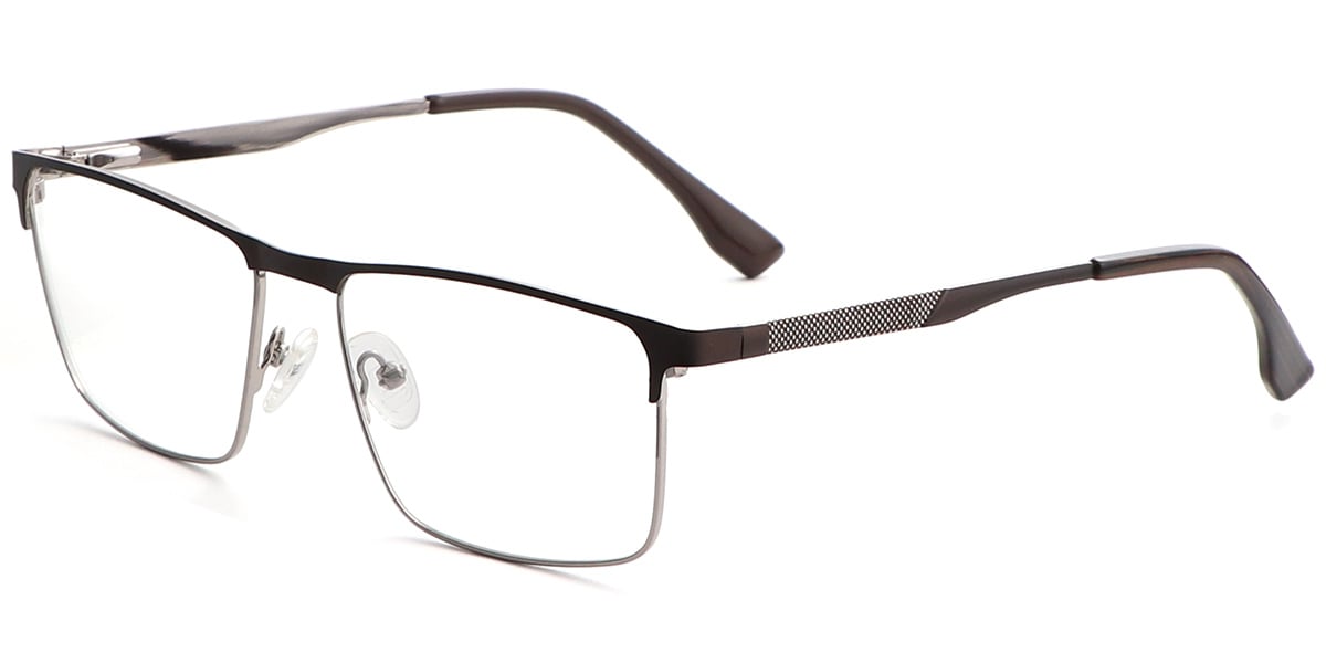 Acetate Metal Rectangle Frame F8550