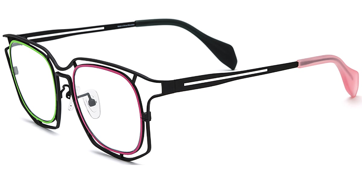 Titanium Square Frame F7402