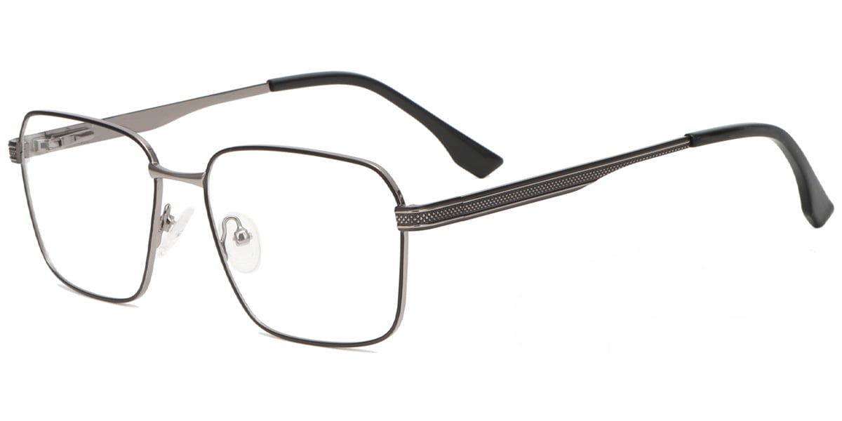 Acetate Metal Square Frame F8718