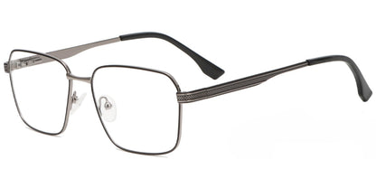 Acetate Metal Square Frame F8718