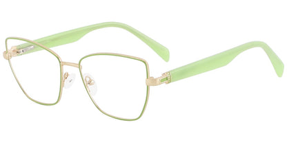 Acetate Metal Square Frame F8878