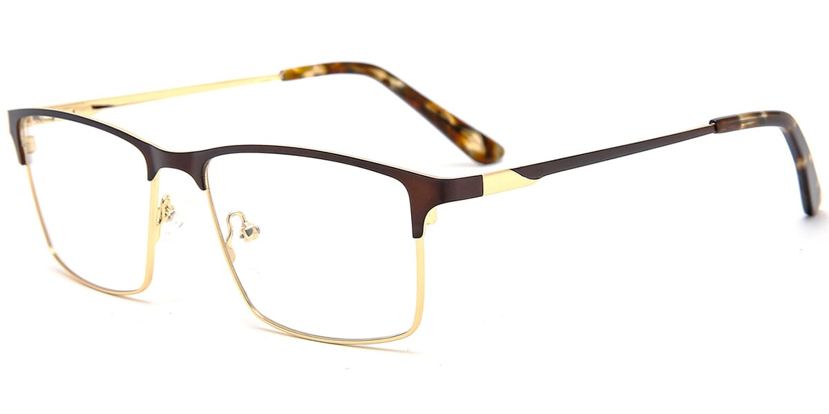 Acetate Metal Rectangle Frame F8540