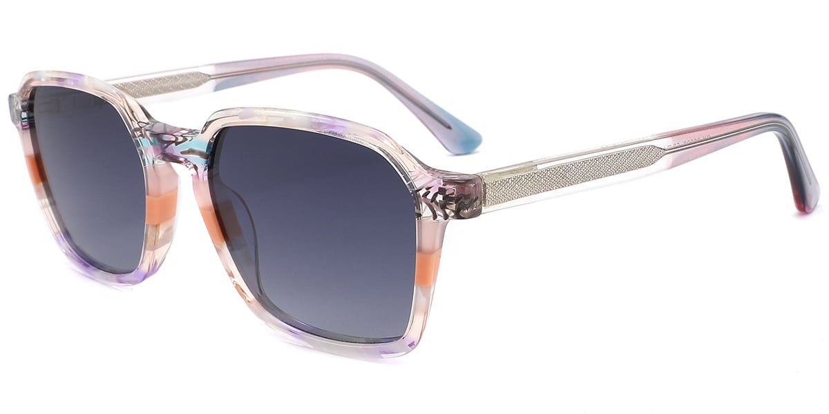 Acetate Rectangle Sunglasses SG9293