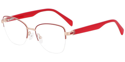 Acetate Metal Oval Frame F8876