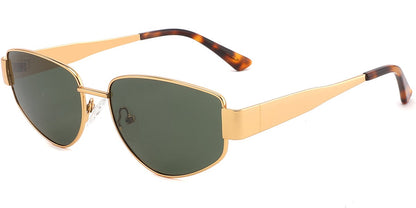 Acetate Metal Geometric Sunglasses SG9361