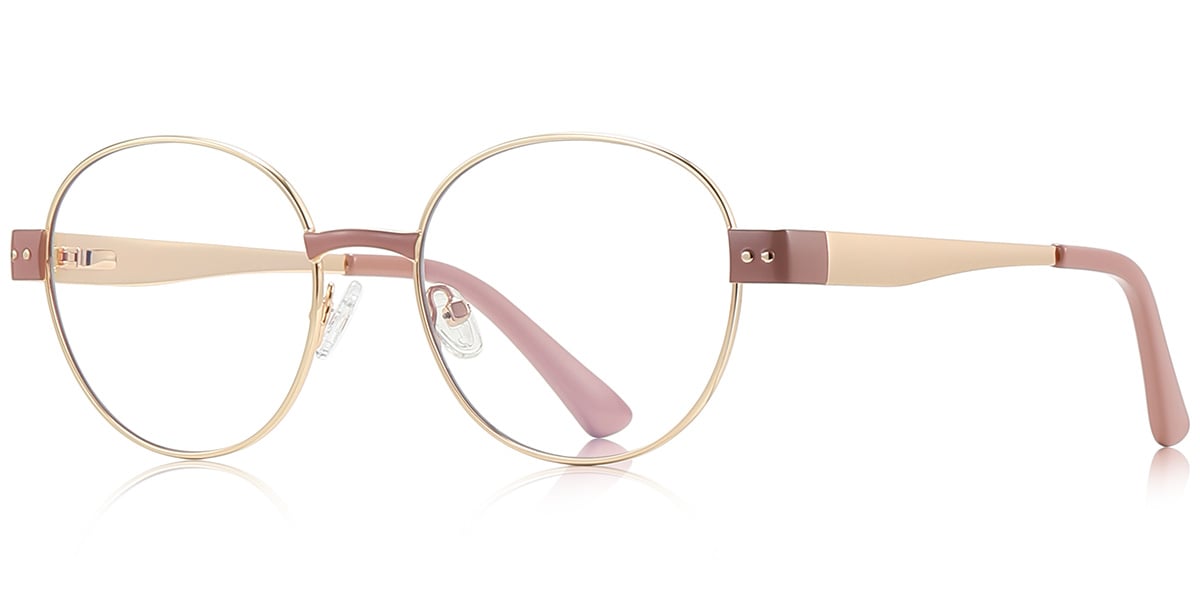 Round Eyeglasses F9607