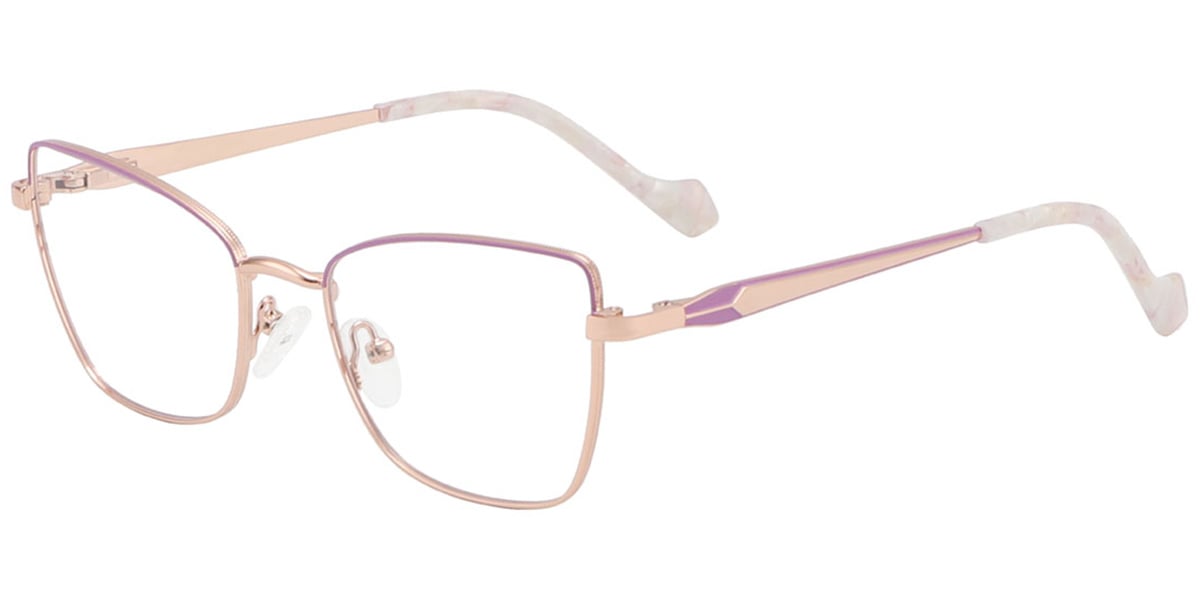 Acetate Metal Cat Eye Frame F8861