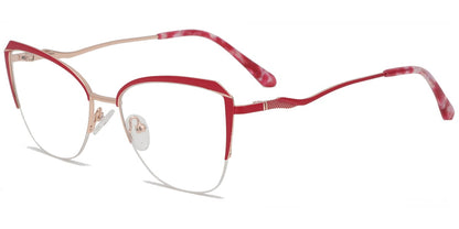 Acetate Metal Square Frame F9011