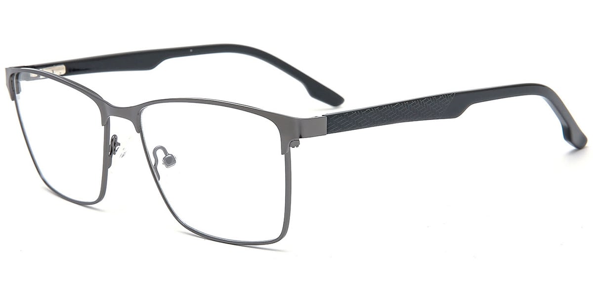 Acetate Metal Square Frame F8537