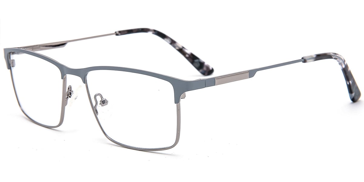 Acetate Metal Rectangle Frame F8543