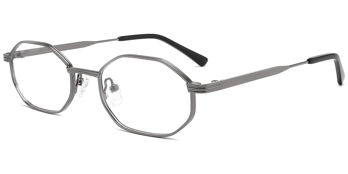 Acetate Metal Geometric Frame F10388