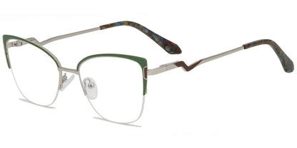 Acetate Metal Rectangle Frame F9010