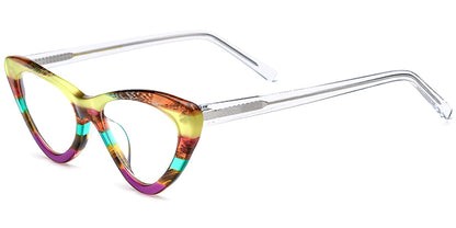 Acetate Cat Eye Frame F7569