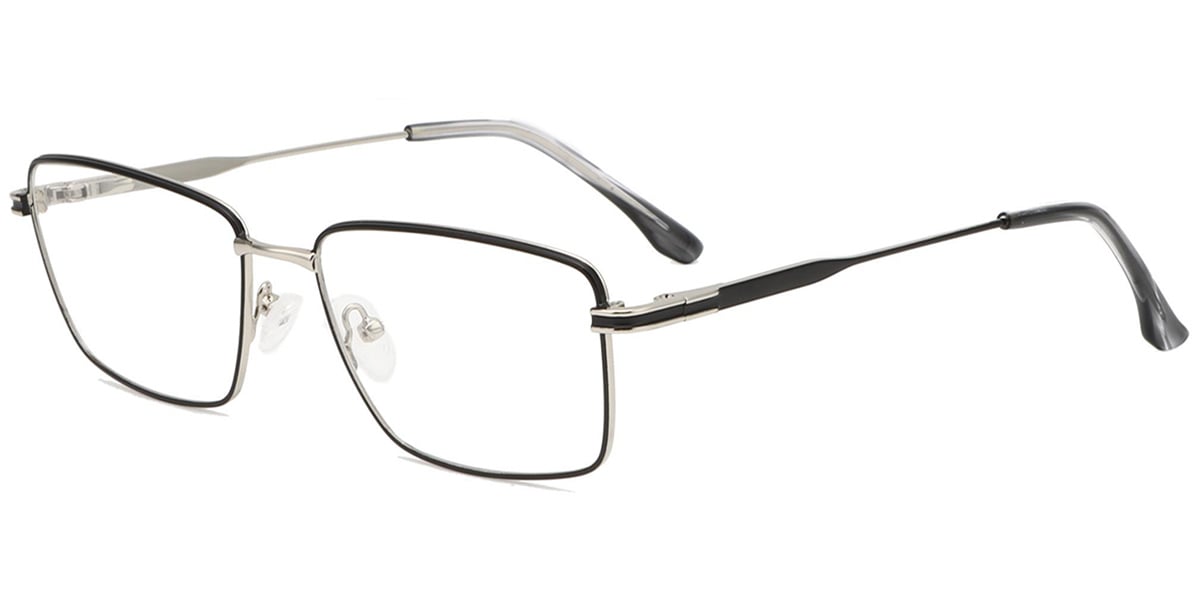 Acetate Metal Rectangle Frame F8717