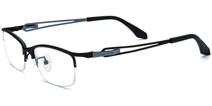 Titanium Rectangle Frame F7176