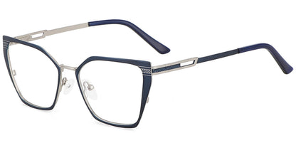 Acetate Metal Square Frame F9018