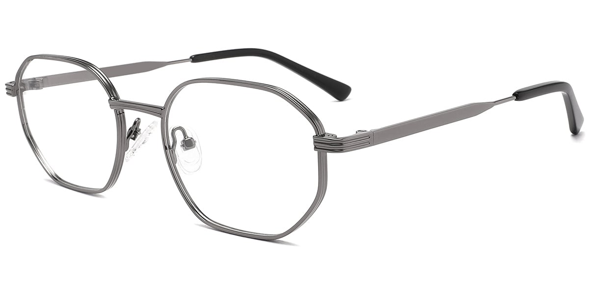Acetate Metal Square Frame F10385