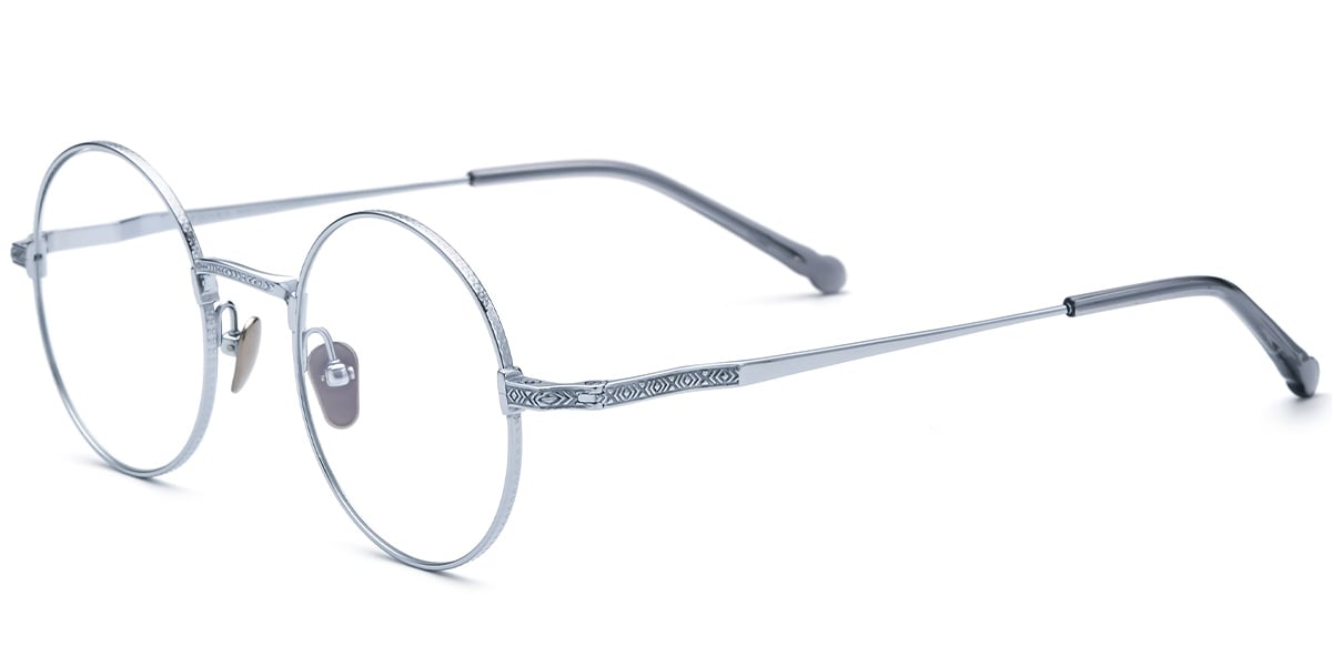 Titanium Round Frame F5759
