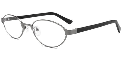 Acetate Metal Oval Frame F10384