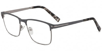 Acetate Metal Square Frame F8541
