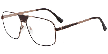 Acetate Metal Square Frame F8726