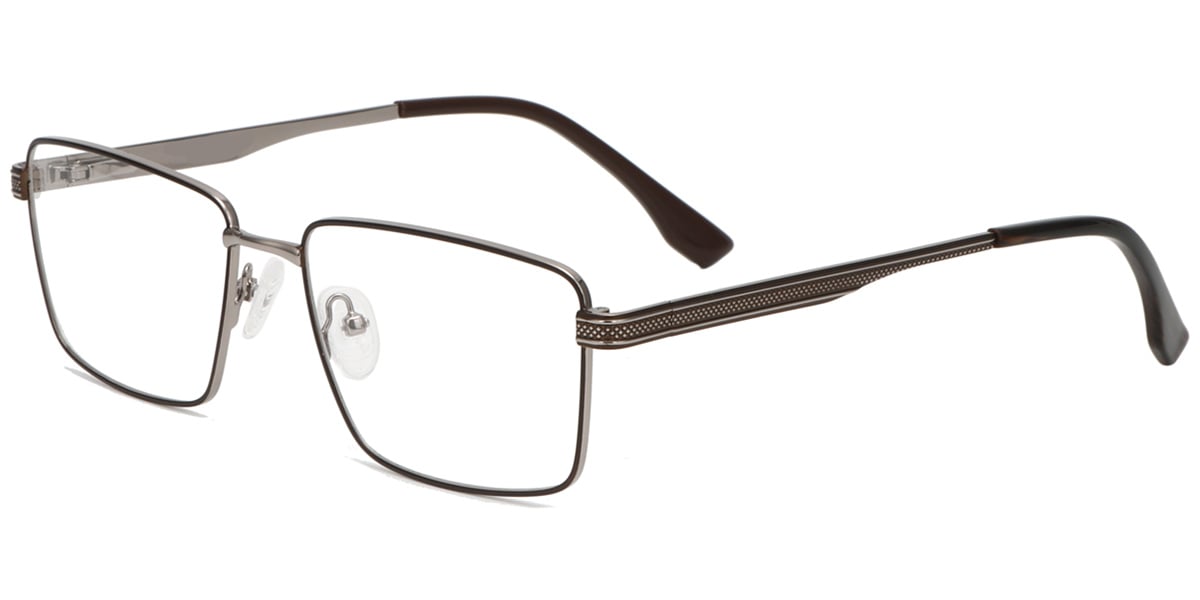 Acetate Metal Rectangle Frame F8719