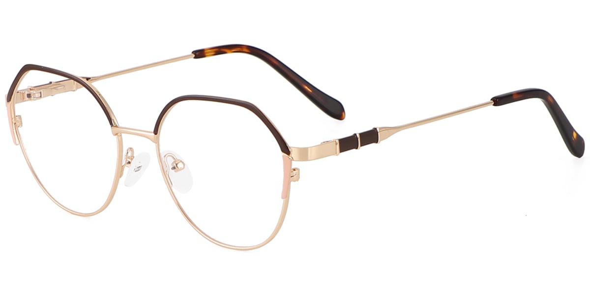 Acetate Metal Round Frame F9024