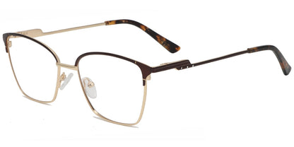 Acetate Metal Square Frame F9014