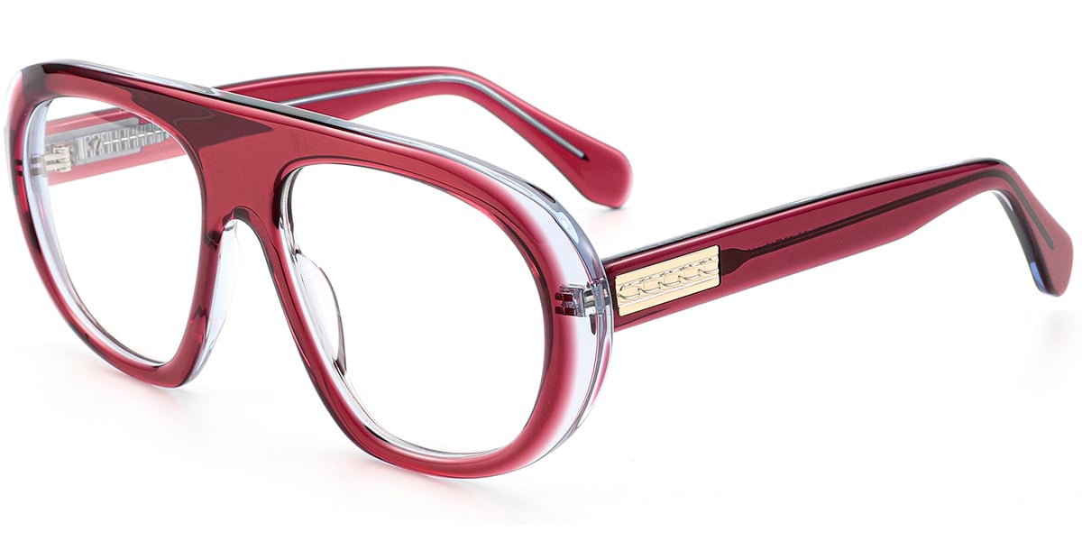Geometric Eyeglasses F9317