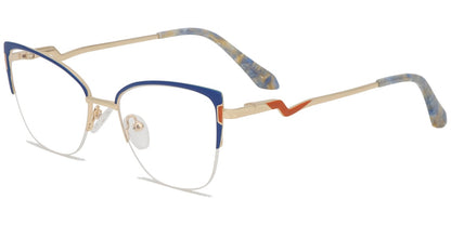 Acetate Metal Rectangle Frame F9010