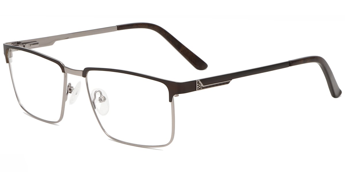 Acetate Metal Rectangle Frame F8553