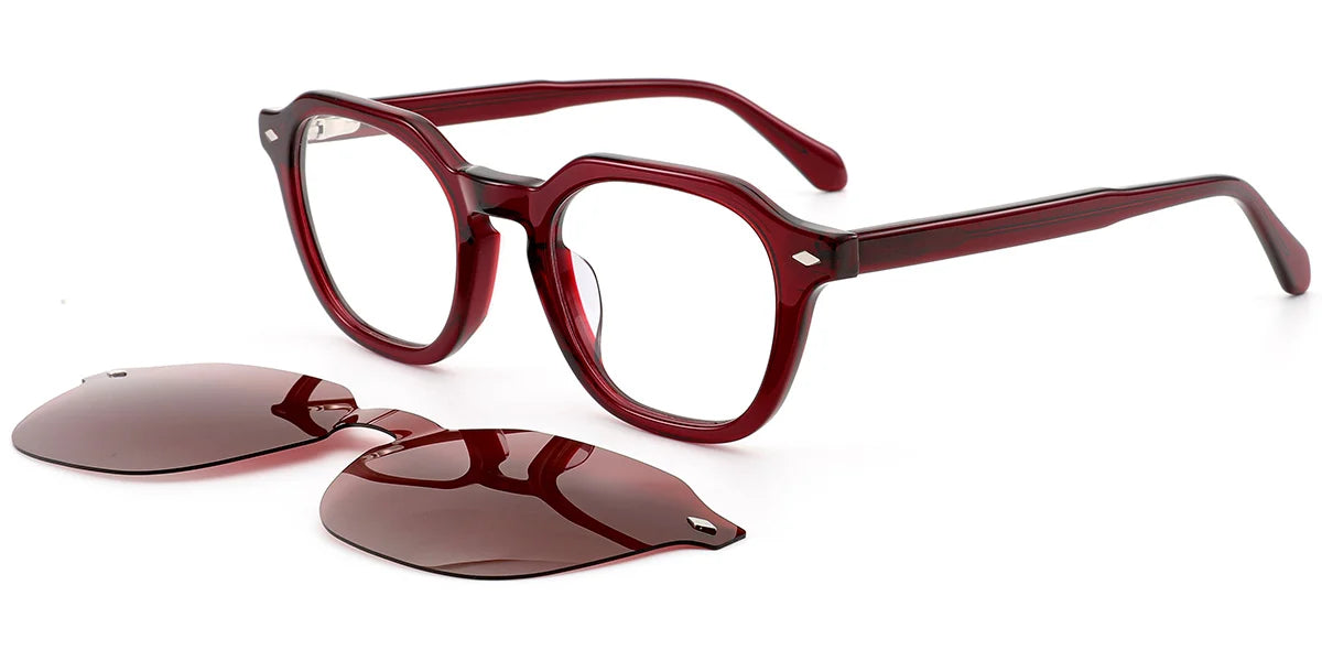 Acetate Square Frame F9086
