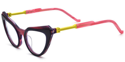 Acetate Cat Eye Frame F7033